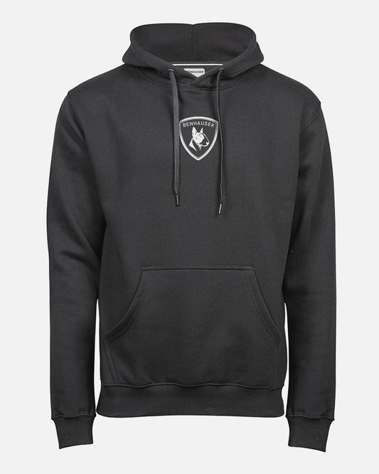 Herren Classic Hoodie Schwarz/Weiß - BENHAUSER