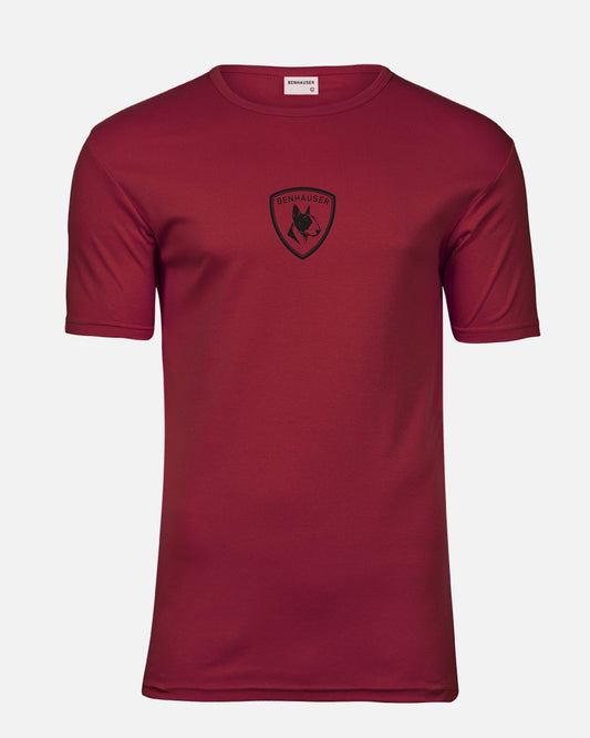 Herren Classic T-Shirt Rot/Schwarz - BENHAUSER