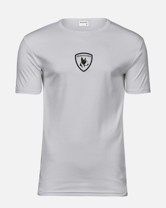 Herren Classic T-Shirt Weiß/Schwarz - BENHAUSER