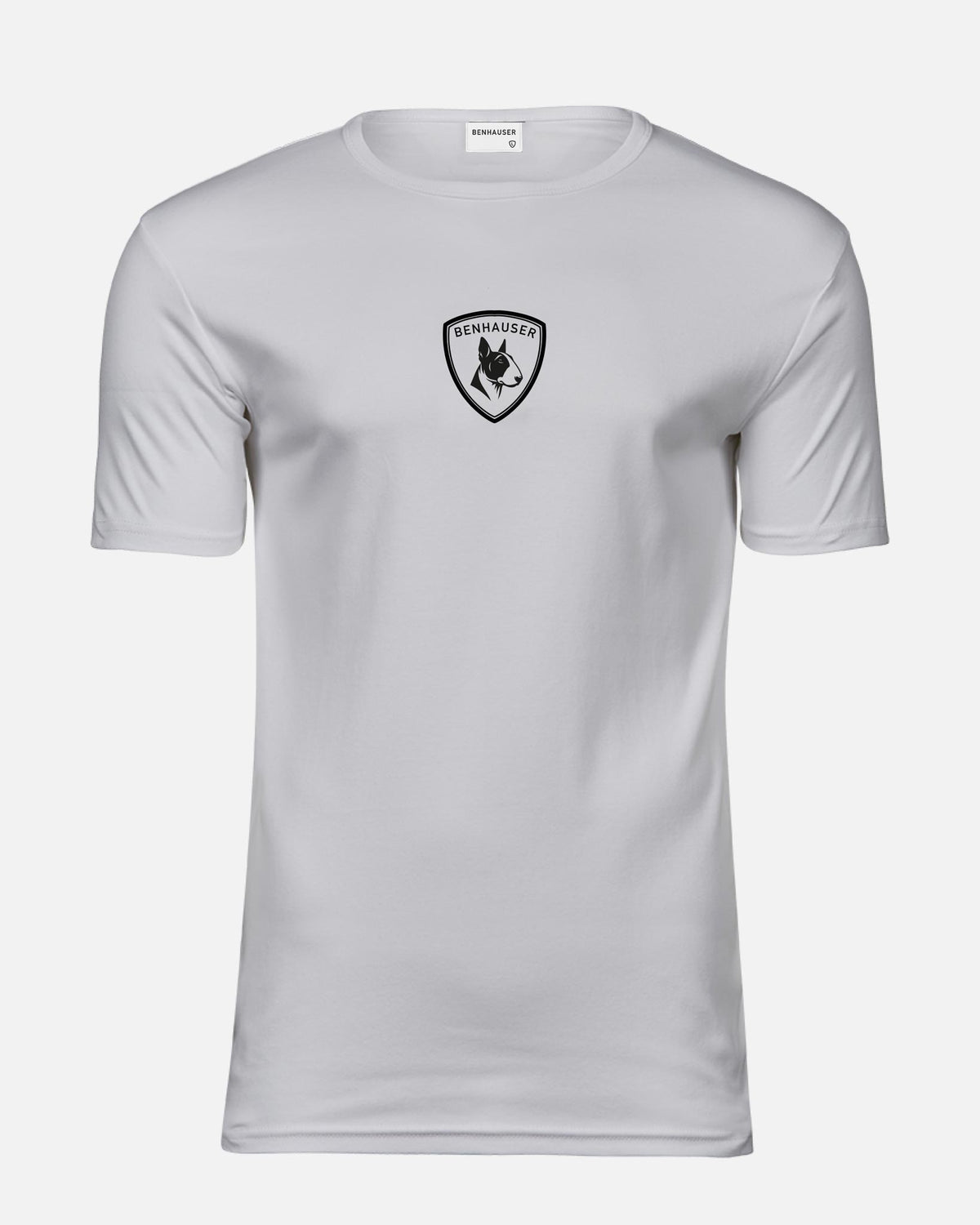 Herren Classic T-Shirt Weiß/Schwarz - BENHAUSER
